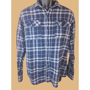 Dallas Cowboys Antigua Flannel Shirt Medium